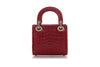 Dior Mini Cherry Red Alligator Lady Dior
