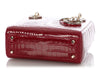 Dior Mini Cherry Red Alligator Lady Dior