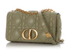 Dior Medium Pastel Green Lambskin Caro