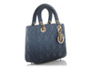 Dior Small Ombre Blue Lambskin Lady Dior