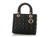 Dior Medium Black Lambskin Lady Dior