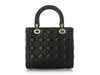 Dior Medium Black Lambskin Lady Dior