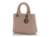 Dior Medium Pink Lambskin Lady Dior