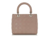 Dior Medium Pink Lambskin Lady Dior