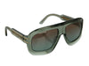 Dior Green Transparent Signature Aviator Sunglasses