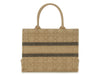 Dior Medium Natural Cannage Raffia Book Tote