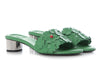 Dior Green Clover Bloom Slides
