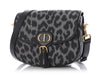 Dior Medium Gray Leopard Bobby Bag
