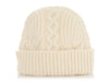 Celine Off White Knit Triomphe Beanie
