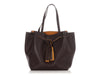 Celine Small Burgundy Tassel Cabas Phantom