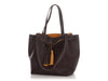 Celine Small Burgundy Tassel Cabas Phantom