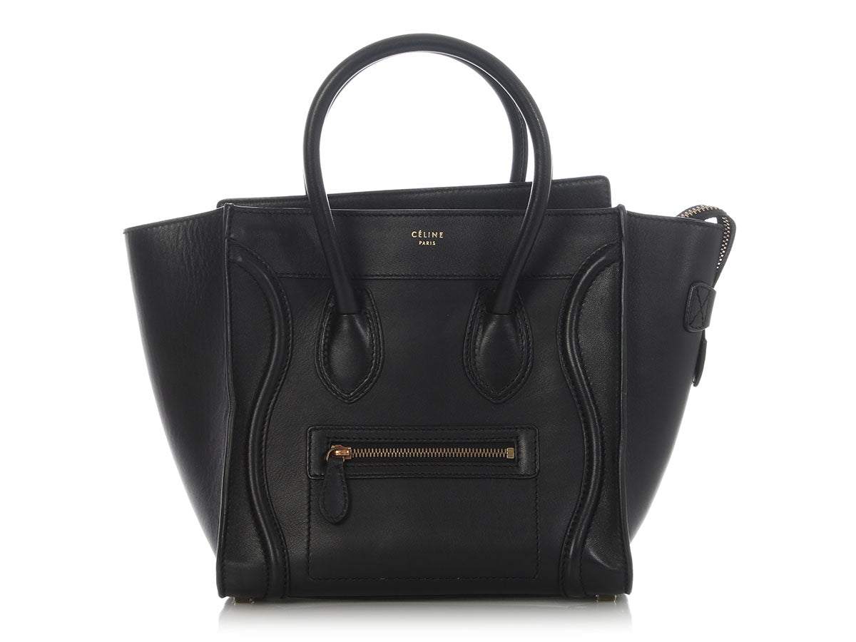 Celine Black Micro Luggage