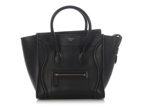 Celine Black Micro Luggage