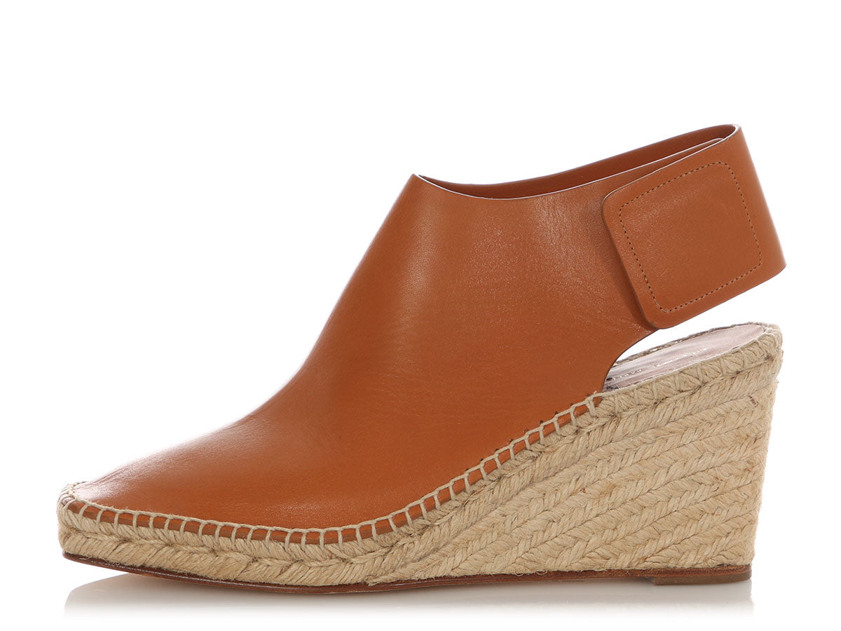 Celine Crosta Fossil Espadrille Wedges