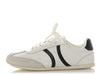 Celine White Triomphe Low Lace-Up Sneakers