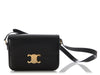 Celine Medium Black Shiny Calfskin Triomphe Bag