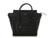 Celine Black Drummed Calfskin Nano Luggage