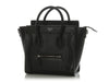 Celine Black Drummed Calfskin Nano Luggage