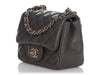 Chanel Mini Dark Gray Lambskin Classic