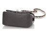 Chanel Mini Dark Gray Lambskin Classic