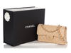 Chanel Small Beige Claire Quilted Caviar Classic Double Flap