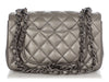 Chanel Mini Ruthenium Quilted Lambskin Rectangular Classic