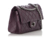 Chanel Purple Quilted Aged Calfskin 2.55 Reissue 224