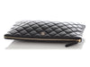 Chanel Medium Black Quilted Lambskin Classic O Case