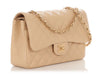 Chanel Jumbo Beige Clair Quilted Caviar Classic Double Flap