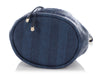 Chanel Blue Raffia Deauville Bucket Bag