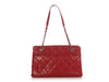 Chanel Red Quilted Caviar Timeless CC Soft Tote