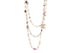 Chanel Layered Long Logo Necklace