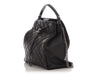 Chanel Large Black Quilted Soft Caviar CC Accordion Bucket Bag