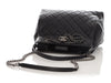 Chanel Large Black Quilted Soft Caviar CC Accordion Bucket Bag