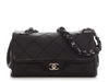 Chanel Black Matte Calfskin Ultimate Stitch Flap