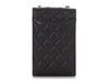 Chanel Black Quilted Caviar Classic Crossbody Phone Case