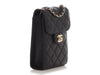 Chanel Black Quilted Caviar Classic Crossbody Phone Case