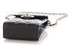 Chanel Black Quilted Caviar Classic Crossbody Phone Case