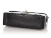 Chanel Vintage Extra Large Black Quilted Lambskin Classic Flap