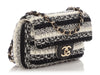 Chanel Mini Black and White Tweed Classic