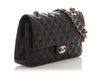 Chanel Medium/Large Black Quilted Lambskin Classic Double Flap