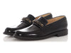 Chanel Black Calfskin Charm Loafers