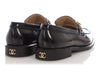 Chanel Black Calfskin Charm Loafers