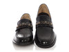 Chanel Black Calfskin Charm Loafers