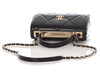 Chanel Small Black Quilted Lambskin Trendy CC Flap