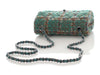 Chanel Mini Green Tweed Classic
