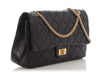 Chanel Black Quilted Aged Calfskin 2.55 Reissue 227