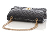 Chanel Black Quilted Aged Calfskin 2.55 Reissue 227