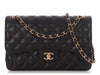 Chanel Jumbo Black Quilted Caviar Classic Double Flap