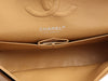 Chanel Medium/Large Dark Beige Quilted Caviar Classic Double Flap
